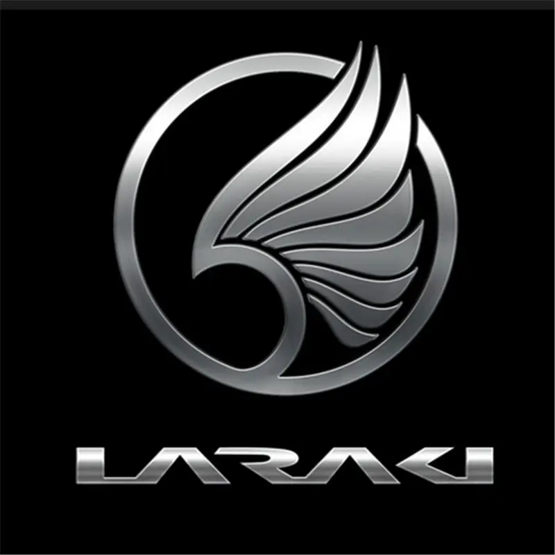 The modern and futuristic Laraki logo