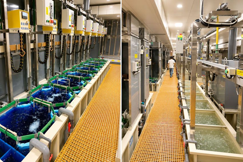 Vietnam Metal Factory Electroplating Area
